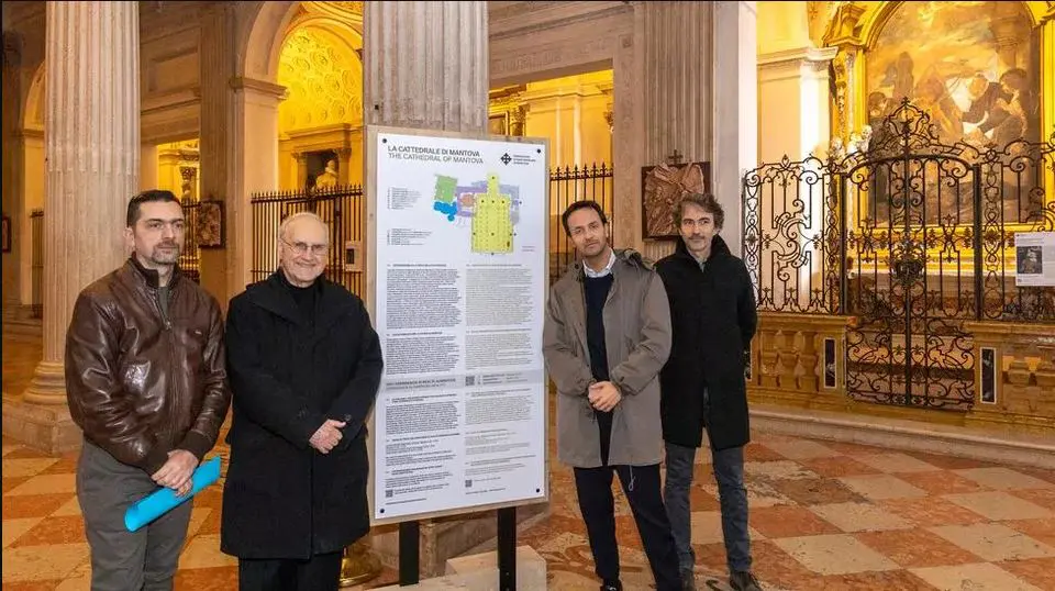 Cattedrale di Mantova app per tour digitale  Un'app in realtà aumentata per esplorare gli interni della Cattedrale di Mantova all'epoca di Giulio Romano