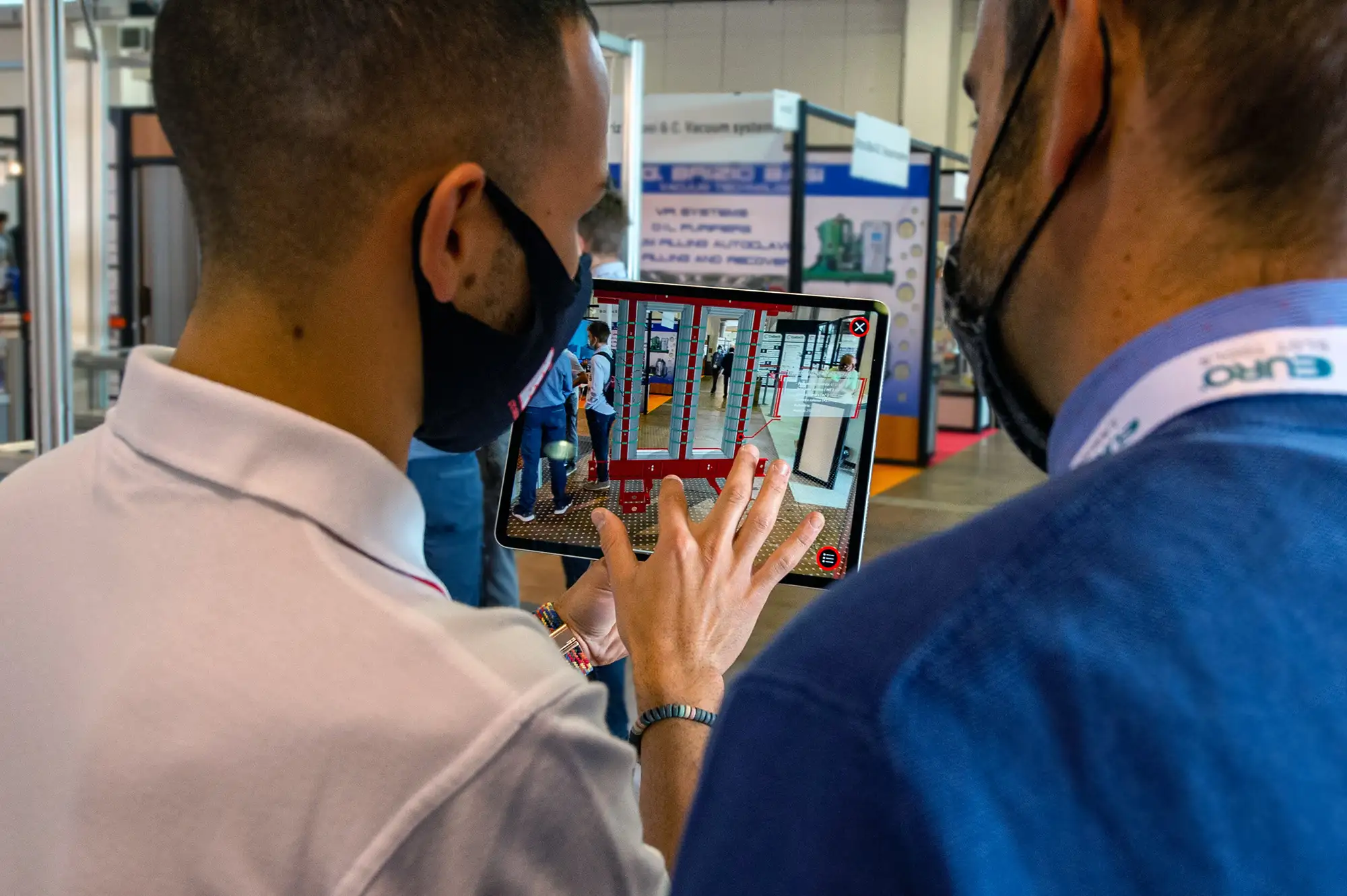 Augmented reality demonstrations for trade shows and events